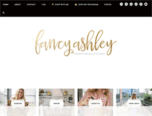 Tablet Screenshot of fancyashley.com